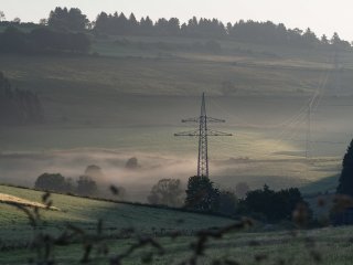 Morgengrauen  am Energieknick : Willingen, xWillingen