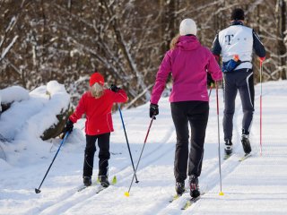 Familienlanglauf  in der Loipe am Mühlenkopf : Willingen, xWillingen