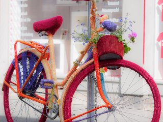 Frühlingsrad : Blumen, Fahrrad, Oly-FNEU-exportiert, Oly-ForumNEU, xFrühjahr