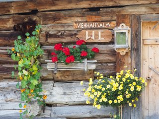 Almhüttenschmuck : Viehhausalm, xSommer