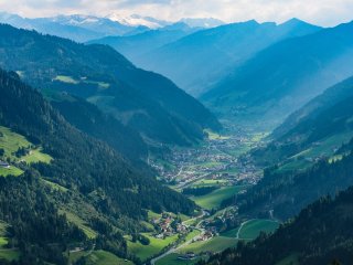 Großarltal  mit Blick auf Großarl : Großarl, Großarltal, xSommer